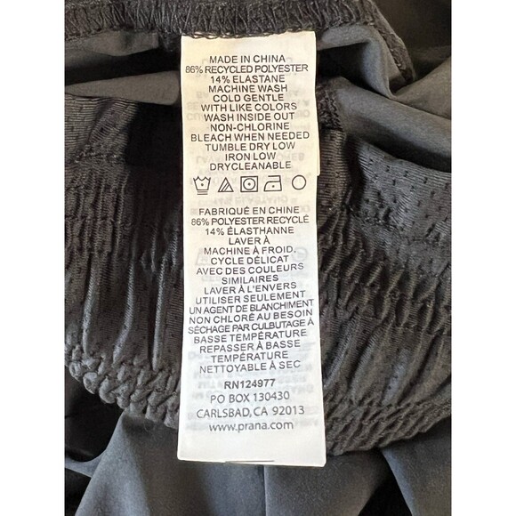 PRANA Gray Midtown Cropped Jogger Capri Pants Cinched Yoga Outdoors Size LARGE - Picture 5 of 6